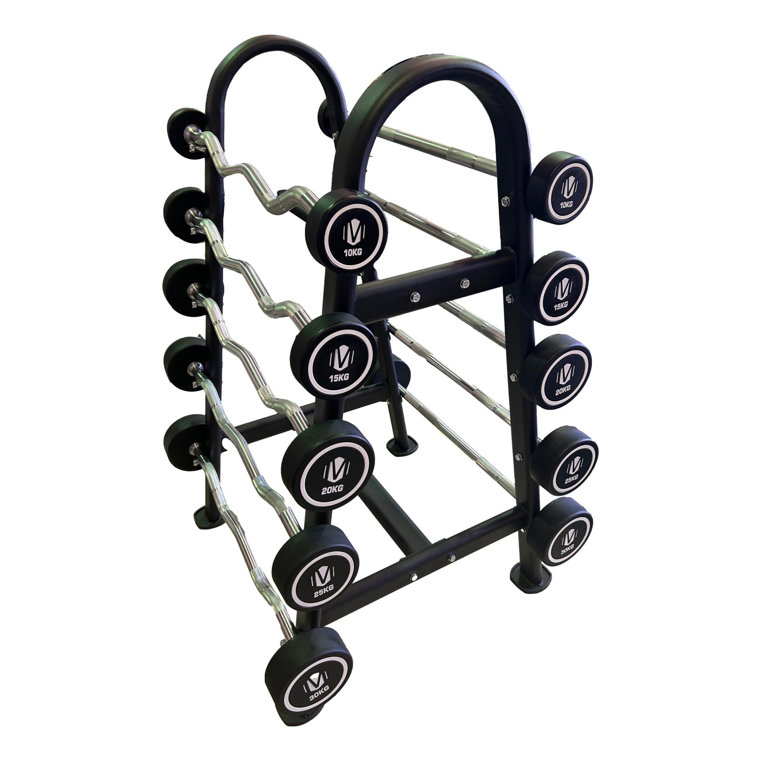 PU Barbell Set and Barbell Rack - Image 1