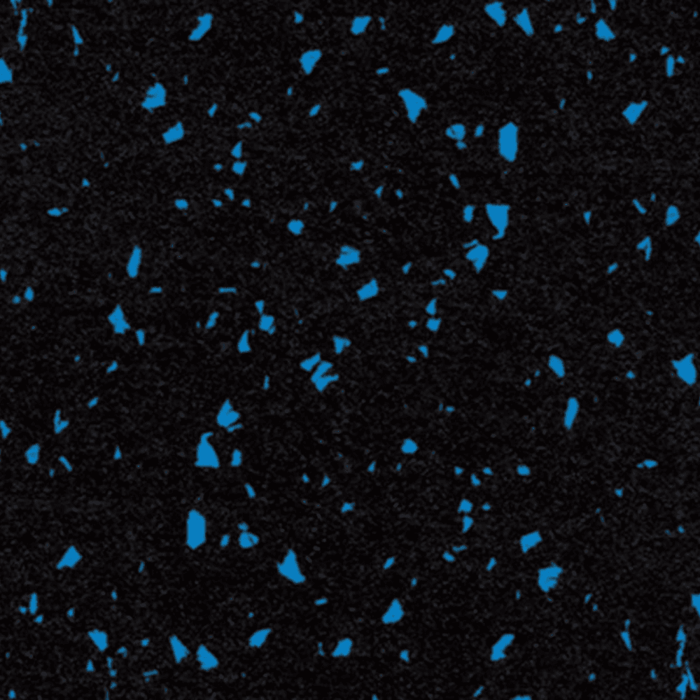 Rubber Gym Flooring 15mm Blue Speckles - Image 2