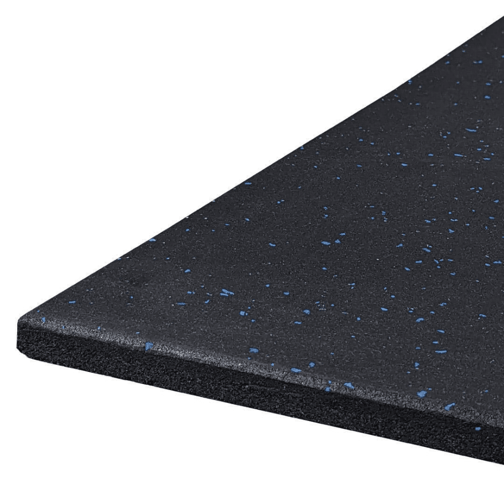 Rubber Gym Flooring 15mm Blue Speckles