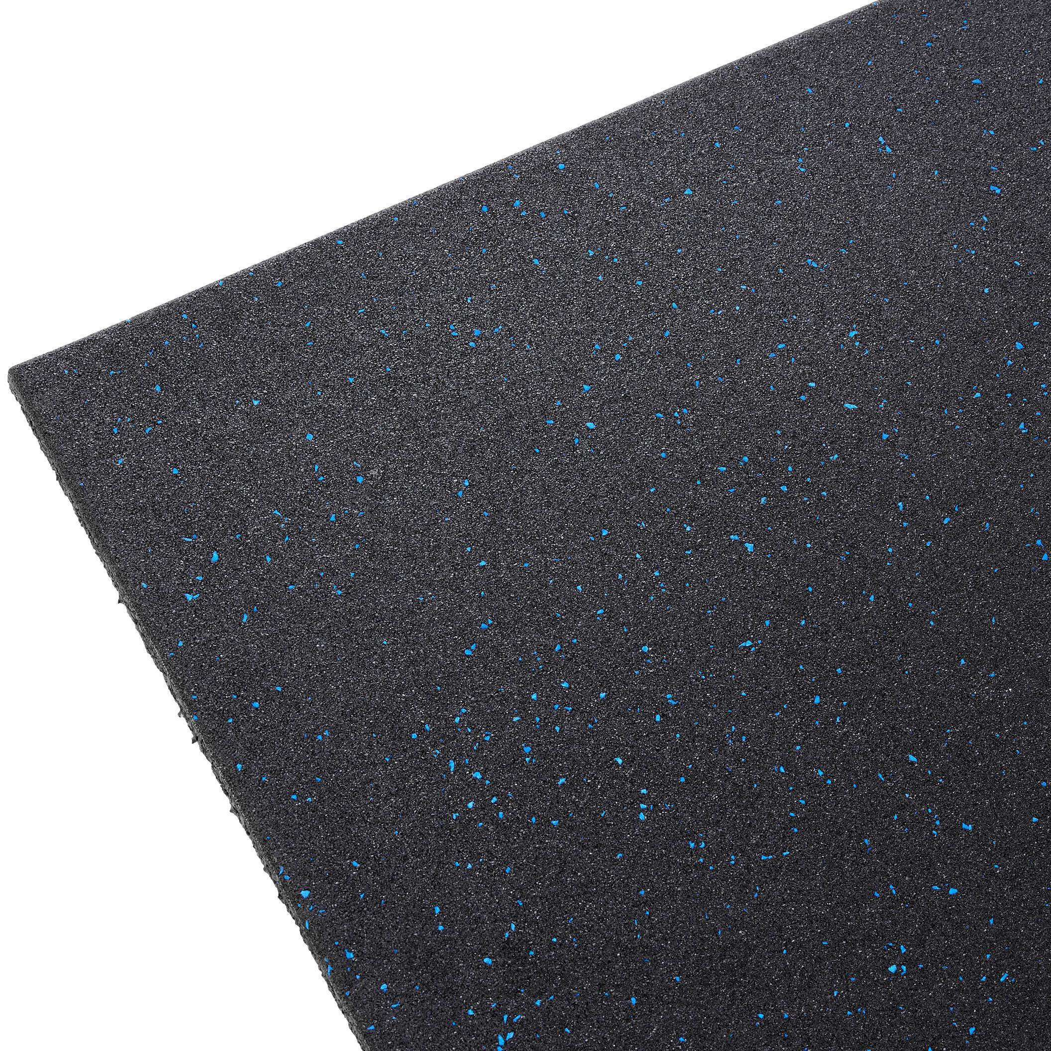 Rubber Gym Flooring 15mm Blue Speckles