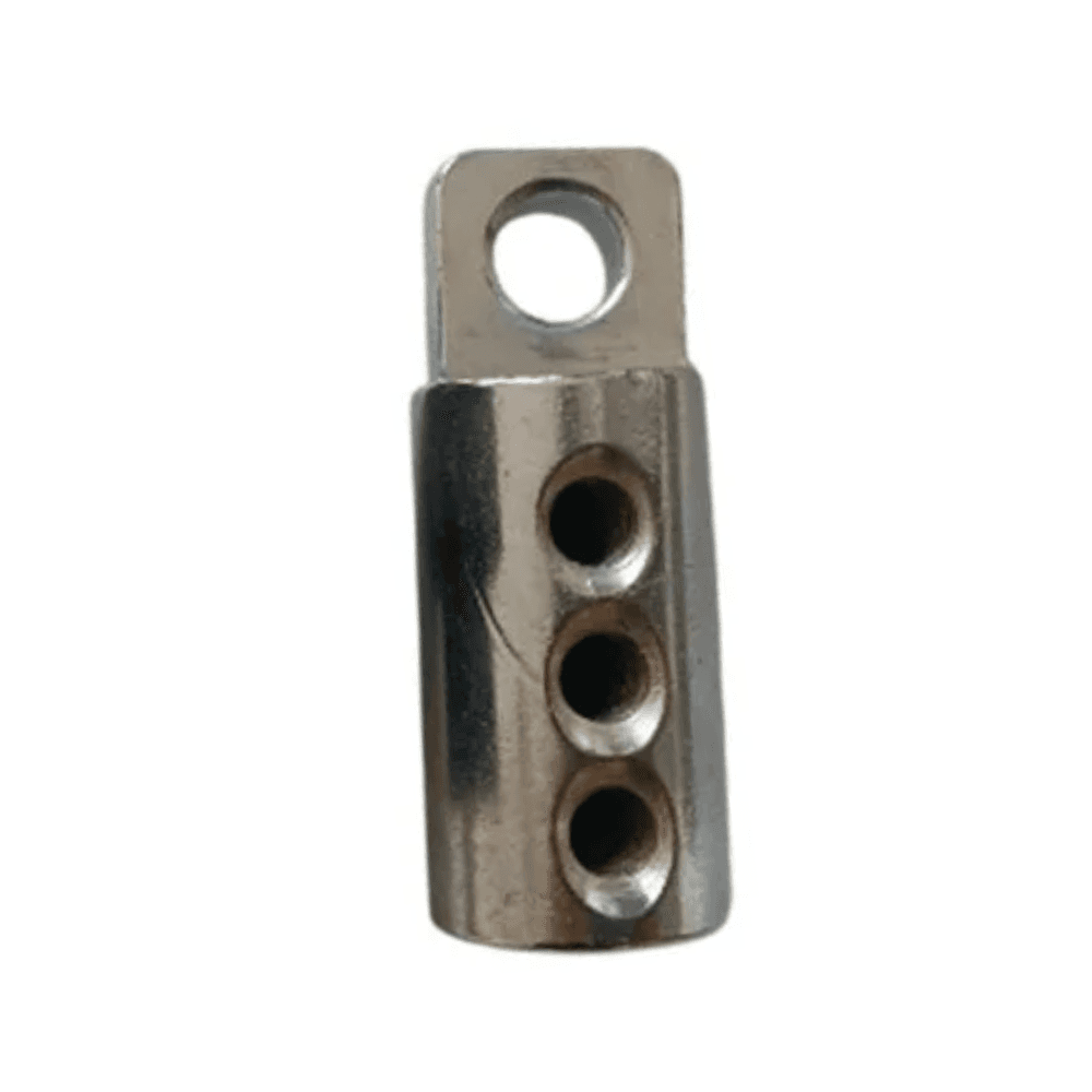 Female Cable Lug - 6mm Cable - Grub Screws