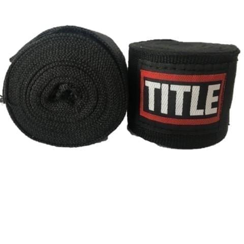 Black Title Hand Wraps