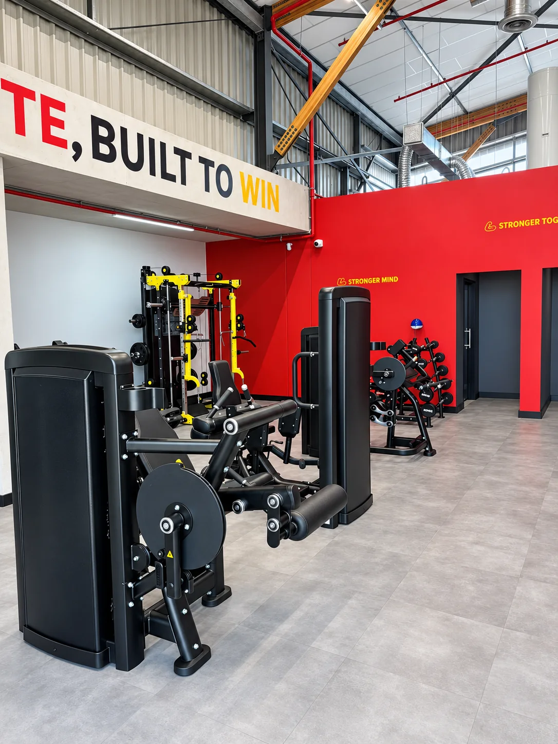 DHL Global Forwarding gym installation